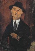 Amedeo Modigliani Portrait of paul Guillaume (mk39) oil painting